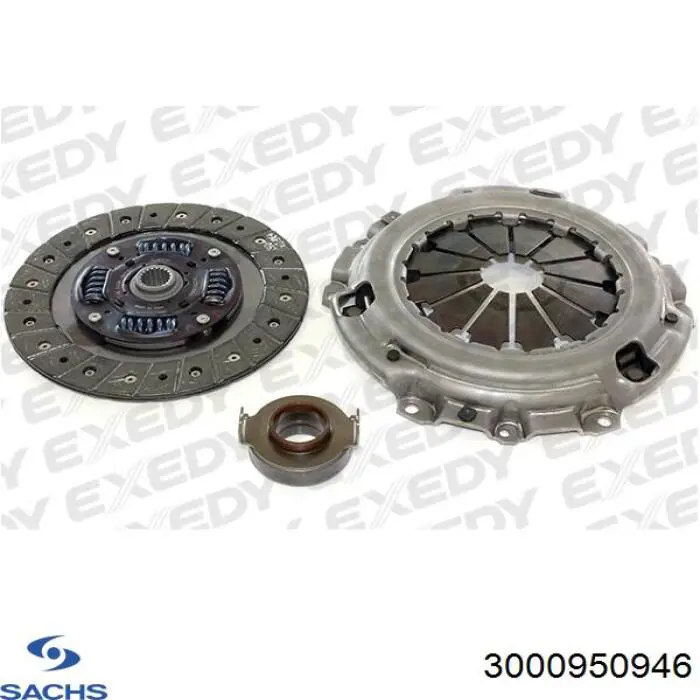 Комплект зчеплення (3 частини) Sachs 3000950946 ціна, від 178.17 USD