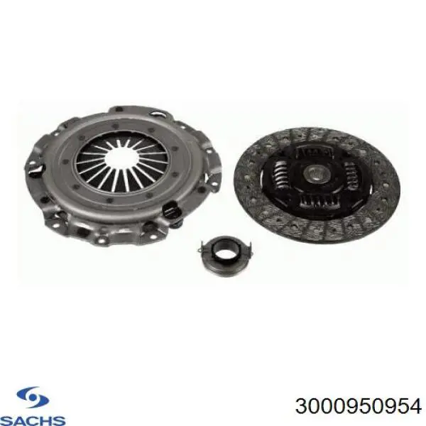 Комплект зчеплення (3 частини) Sachs 3000950954 ціна, від 224.19 USD