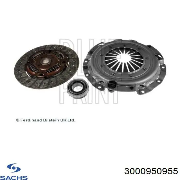 Комплект зчеплення (3 частини) Sachs 3000950955 ціна, від 347.94 USD