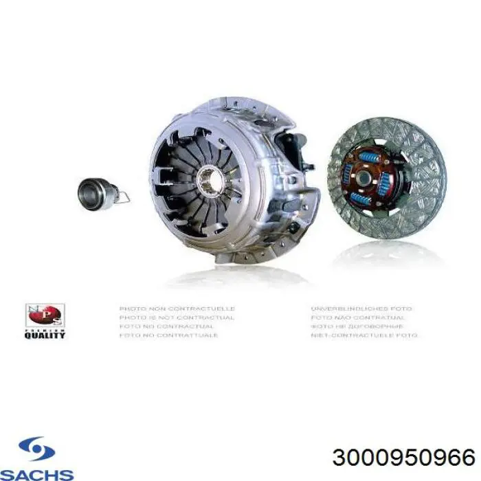Комплект зчеплення (3 частини) Sachs 3000952002 ціна, від 245.16 USD