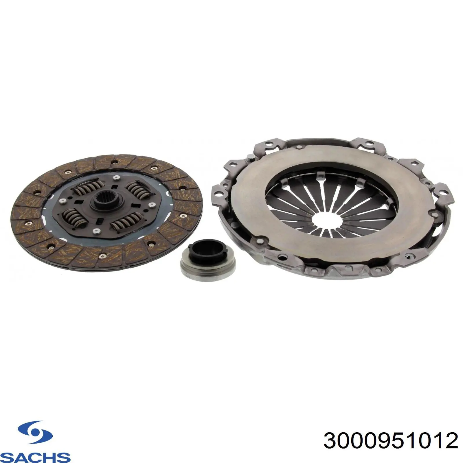 Купити 3000951012 Sachs Комплект зчеплення (диск, корзина, підшипник)