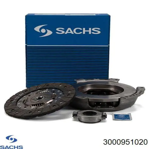 Комплект зчеплення (3 частини) Sachs 3000951020 ціна, від 301.58 USD