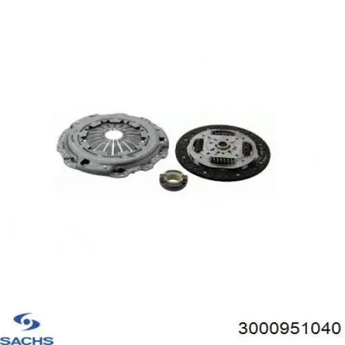 Комплект зчеплення (3 частини) Sachs 3000951040 ціна, від 108.45 USD