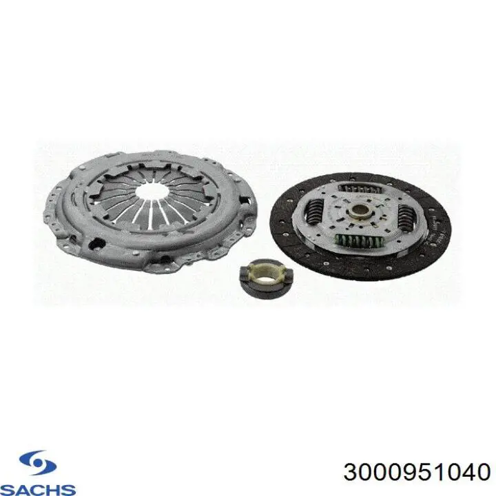 3000951040 Sachs Зчеплення в зборі