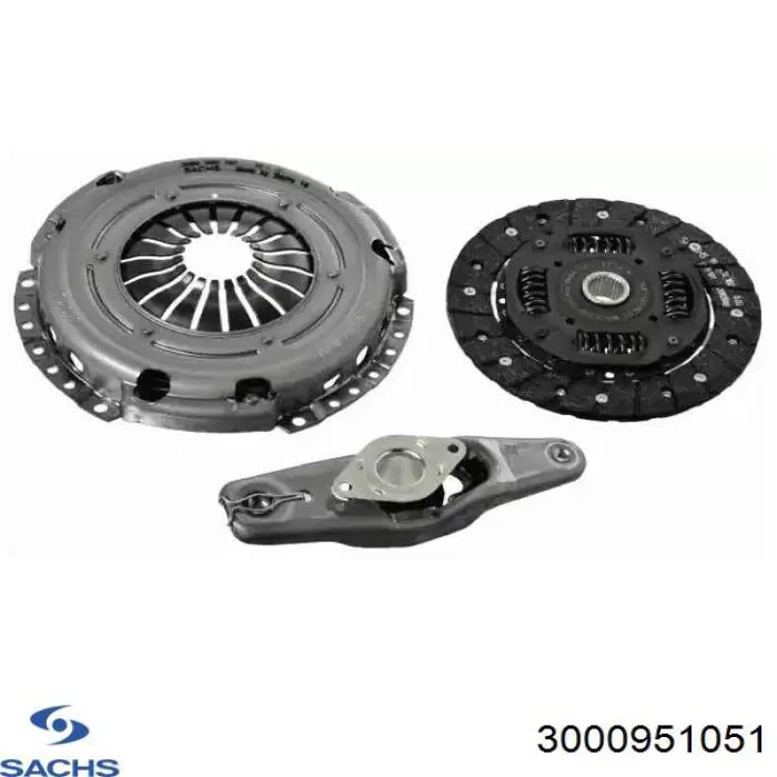 3000951051 Sachs Зчеплення в зборі