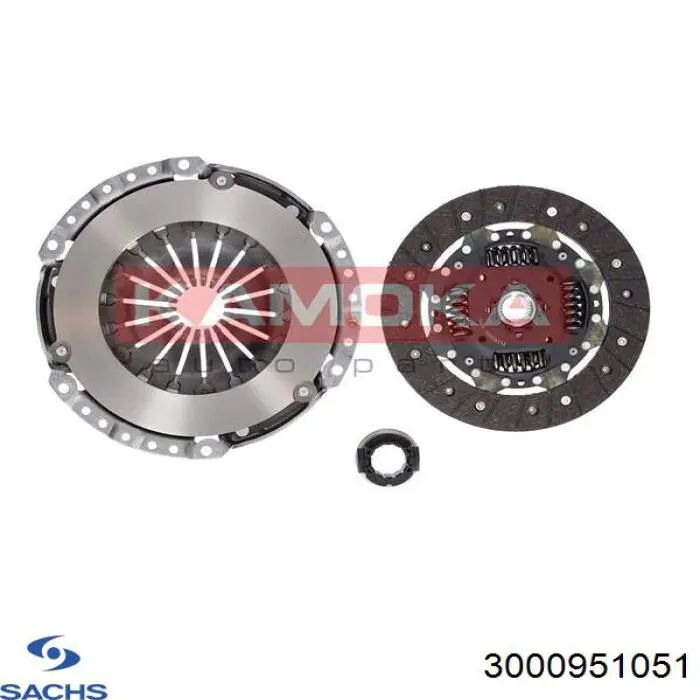 Купити 3000951051 Sachs Комплект зчеплення (диск, корзина, підшипник)