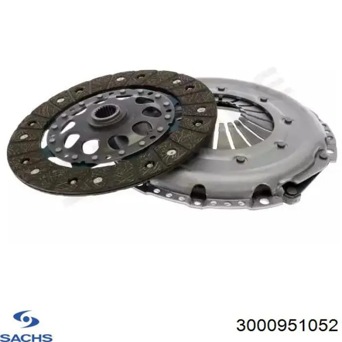 Комплект зчеплення (3 частини) Sachs 3000951052 ціна, від 247.71 USD