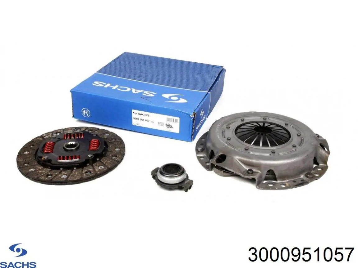 Комплект зчеплення (3 частини) Sachs 3000951057 ціна, від 110.08 USD