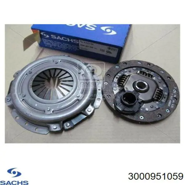 Купити 3000951059 Sachs Комплект зчеплення (диск, корзина, підшипник)