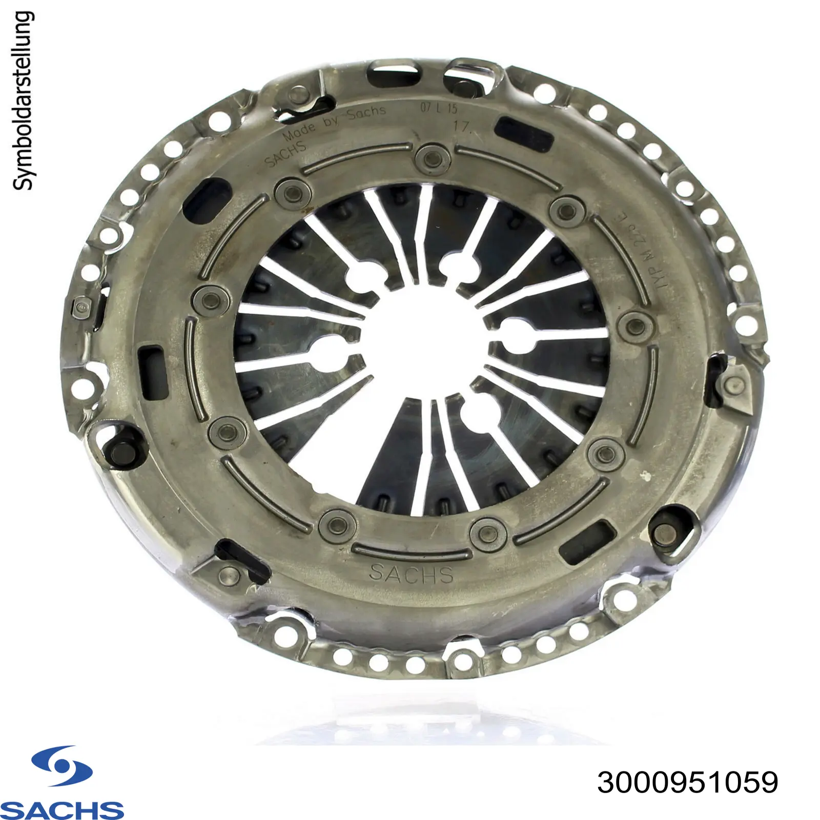 Комплект зчеплення (3 частини) Sachs 3000951059 ціна, від 89.18 USD