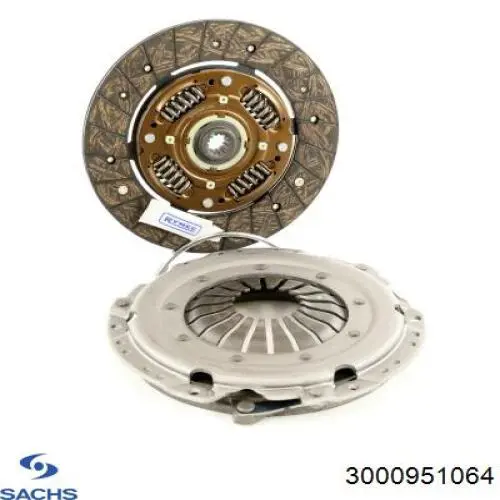 Комплект зчеплення (3 частини) Sachs 3000951064 ціна, від 125.01 USD