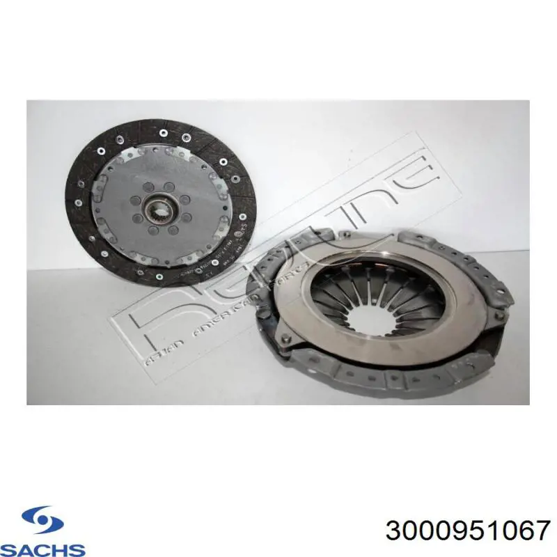 3000951067 Sachs Зчеплення в зборі