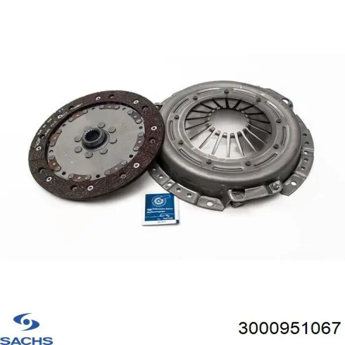 Комплект зчеплення (3 частини) Sachs 3000951067 ціна, від 258.45 USD