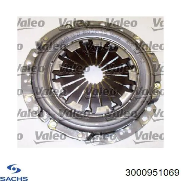 Купити 3000951069 Sachs Комплект зчеплення (диск, корзина, підшипник)