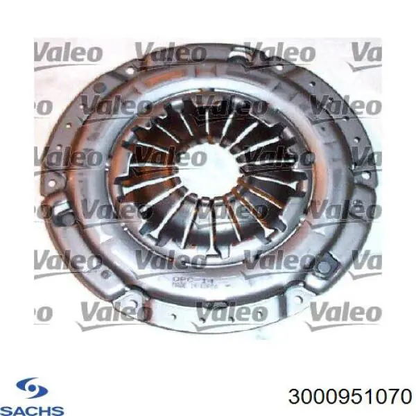 Купити 3000951070 Sachs Комплект зчеплення (диск, корзина, підшипник)