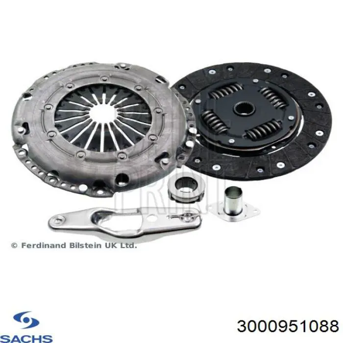Купити 3000951088 Sachs Комплект зчеплення (диск, корзина, підшипник)