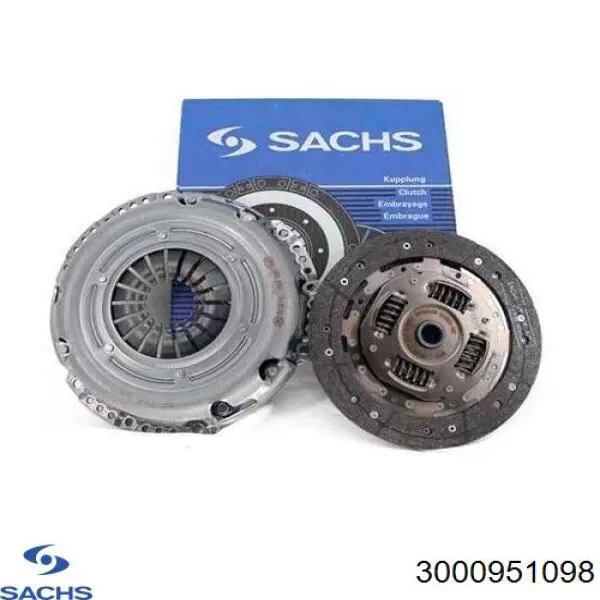 3000951098 Sachs комплект зчеплення (3 частини)