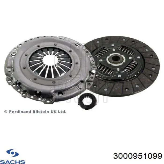 Купити 3000951099 Sachs Комплект зчеплення (диск, корзина, підшипник)