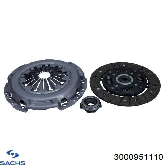 Комплект зчеплення (3 частини) Sachs 3000951110 ціна, від 3945.23 UAH