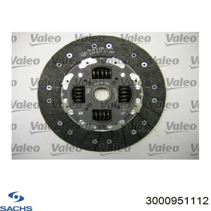 Комплект зчеплення (3 частини) Sachs 3000951112 ціна, від 258.29 USD