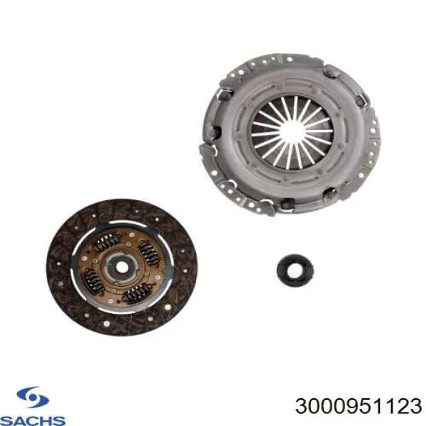 Купити 3000951123 Sachs Комплект зчеплення (диск, корзина, підшипник)
