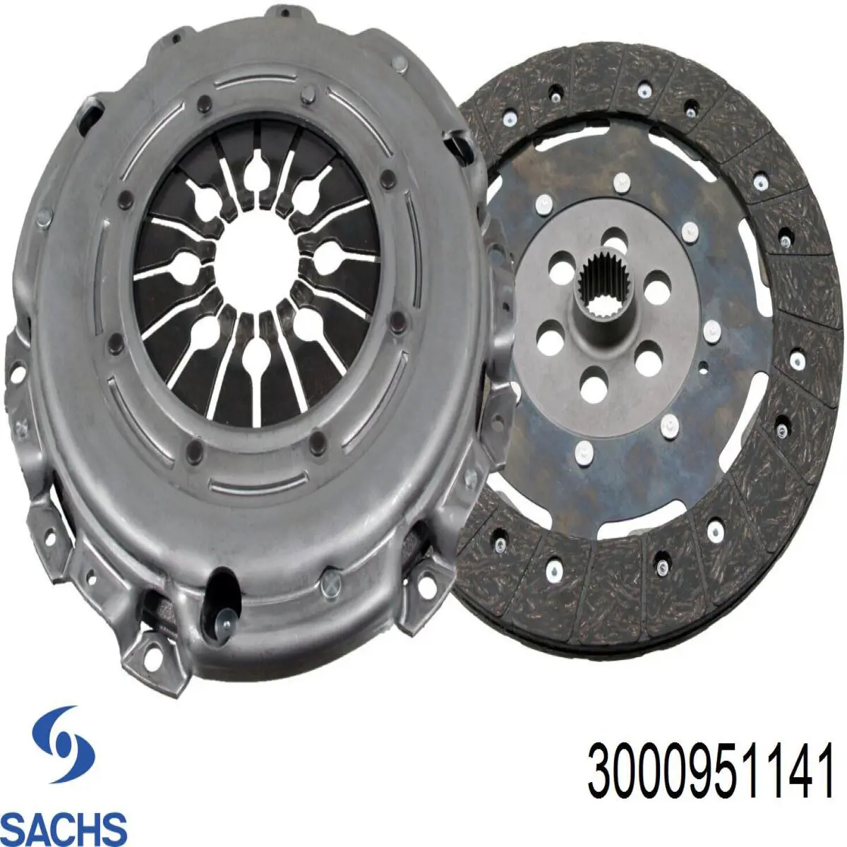 Купити 3000951141 Sachs Комплект зчеплення (диск, корзина, підшипник)