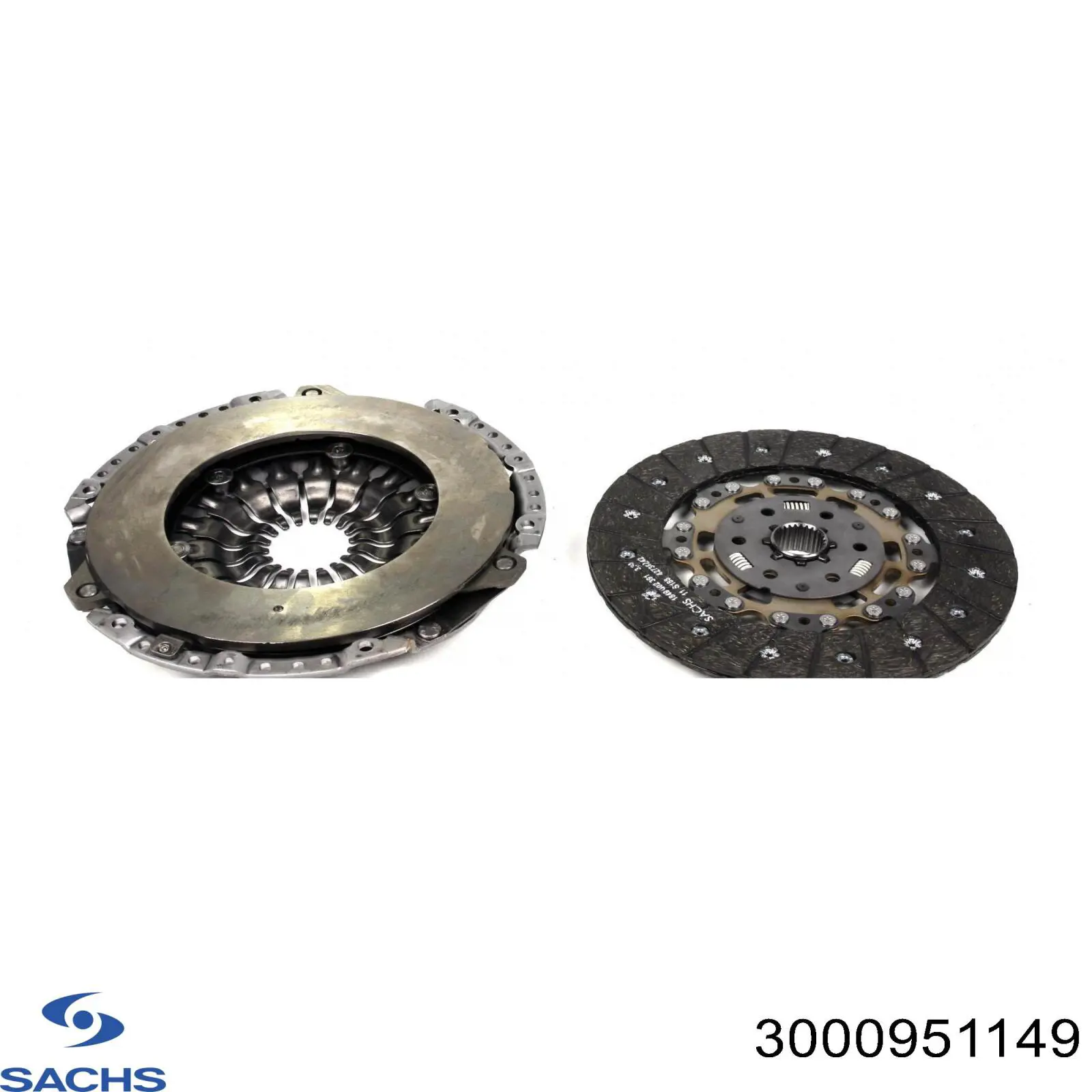 3000951149 Sachs Зчеплення в зборі