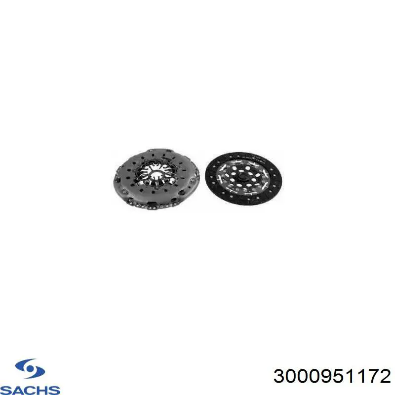 3000951172 Sachs Зчеплення в зборі