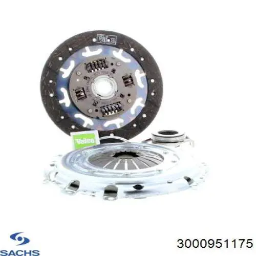 3000951175 Sachs Зчеплення в зборі