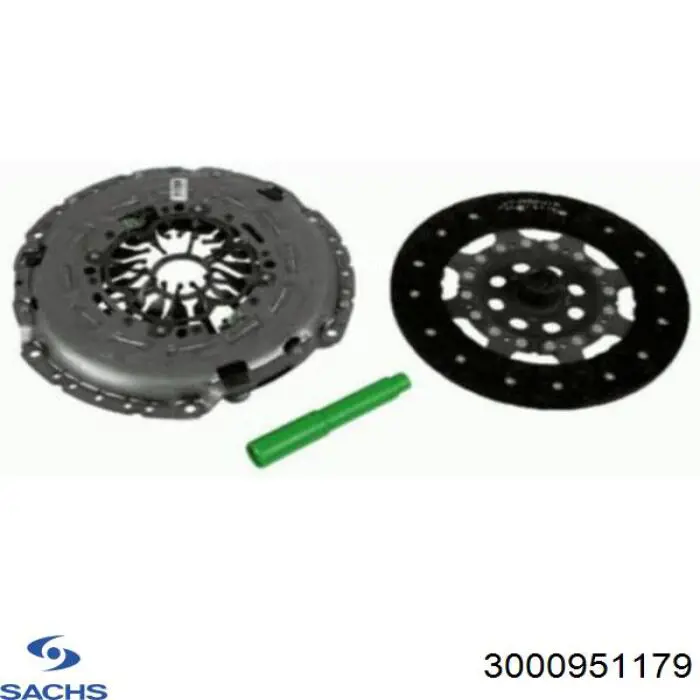 Комплект зчеплення (3 частини) Sachs 3000951179 ціна, від 144.65 USD