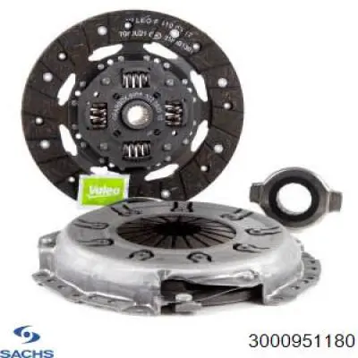 Купити 3000951180 Sachs Комплект зчеплення (диск, корзина, підшипник)