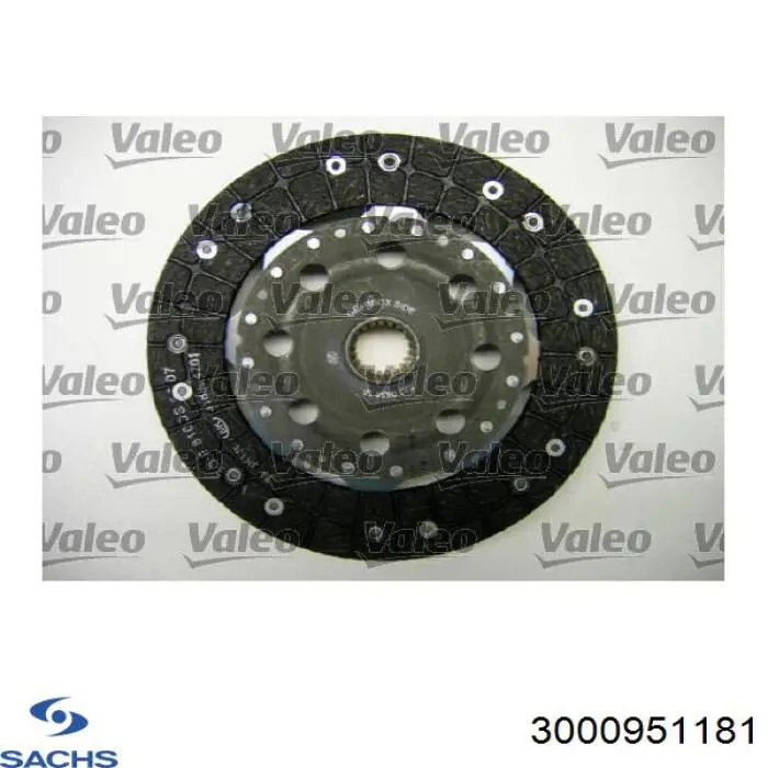 Купити 3000951181 Sachs Комплект зчеплення (диск, корзина, підшипник)