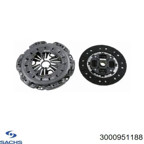 3000951188 Sachs Зчеплення в зборі