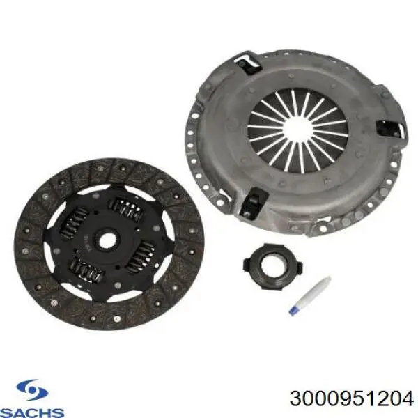 Купити 3000951204 Sachs Комплект зчеплення (диск, корзина, підшипник)