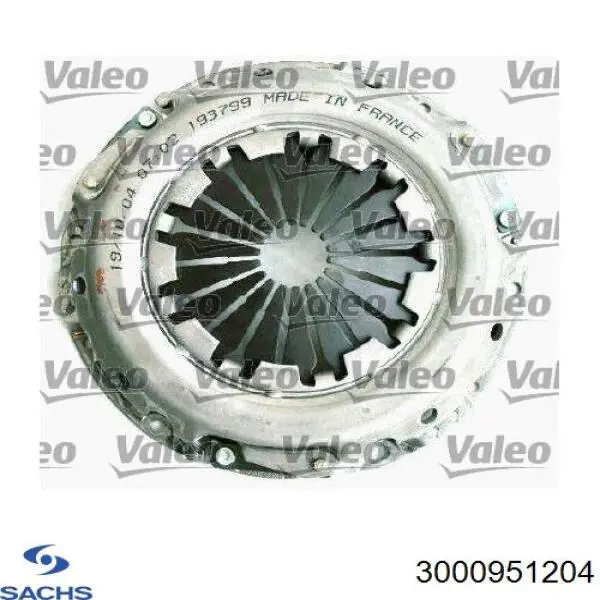 Комплект зчеплення (3 частини) Sachs 3000951204 ціна, від 128.90 USD