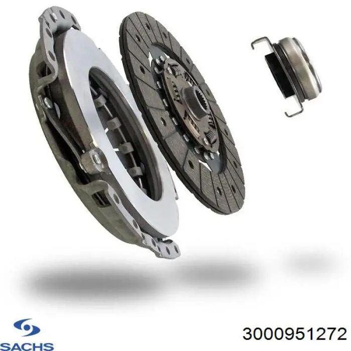 Купити 3000951272 Sachs Комплект зчеплення (диск, корзина, підшипник)