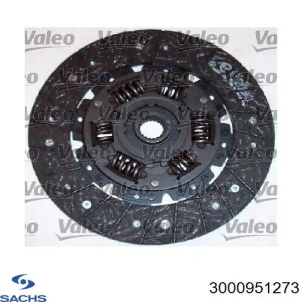 Комплект зчеплення (3 частини) Sachs 3000951273 ціна, від 155.93 USD