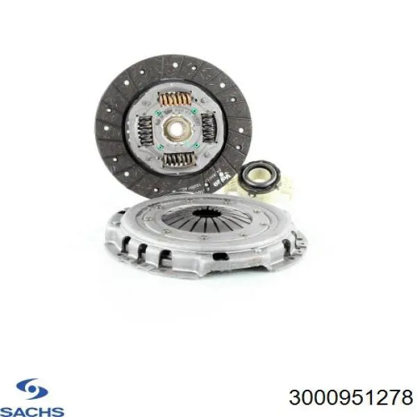 Купити 3000951278 Sachs Комплект зчеплення (диск, корзина, підшипник)