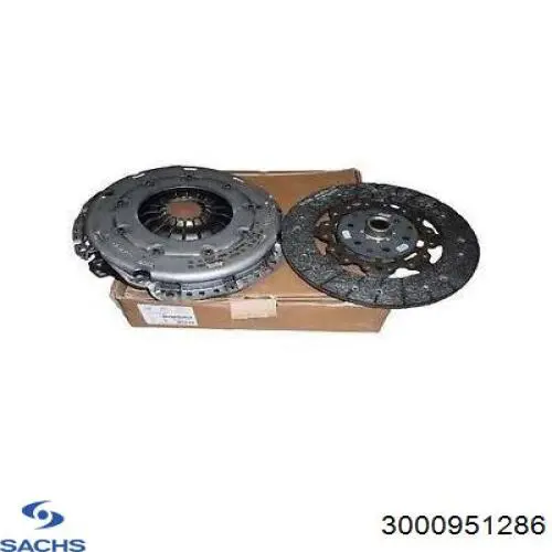 Комплект зчеплення (3 частини) Sachs 3000951286 ціна, від 102.05 USD