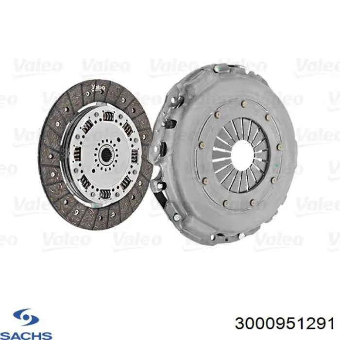 3000951291 Sachs Зчеплення в зборі