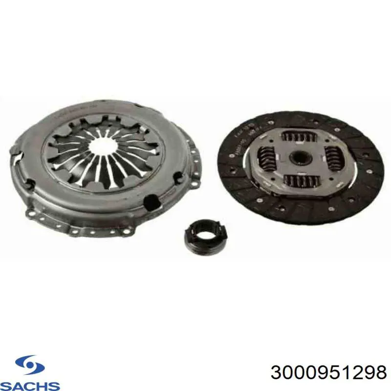 3000951298 Sachs Зчеплення в зборі