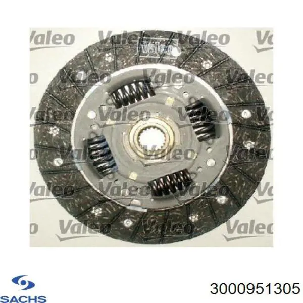 Купити 3000951305 Sachs Комплект зчеплення (диск, корзина, підшипник)