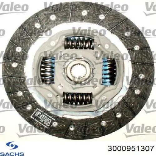 Купити 3000951307 Sachs Комплект зчеплення (диск, корзина, підшипник)
