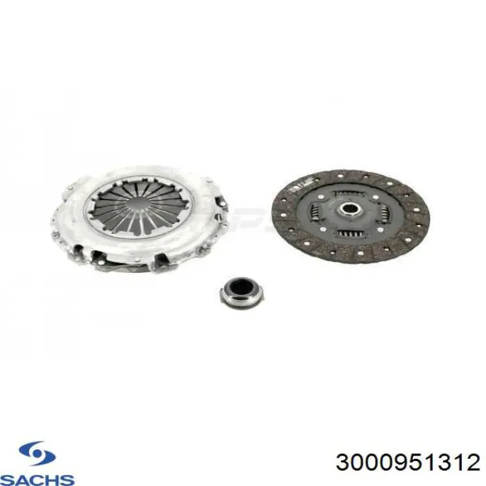 Купити 3000951312 Sachs Комплект зчеплення (диск, корзина, підшипник)