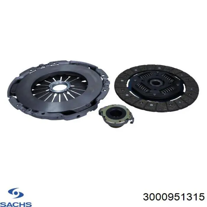 Купити 3000951315 Sachs Комплект зчеплення (диск, корзина, підшипник)