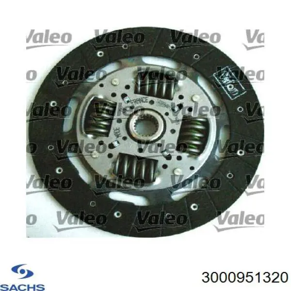 3000951320 Sachs Зчеплення в зборі