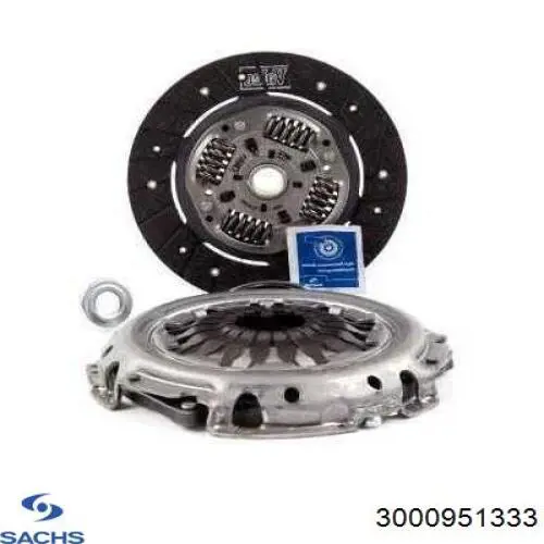 Комплект зчеплення (3 частини) Sachs 3000951333 ціна, від 137.05 USD