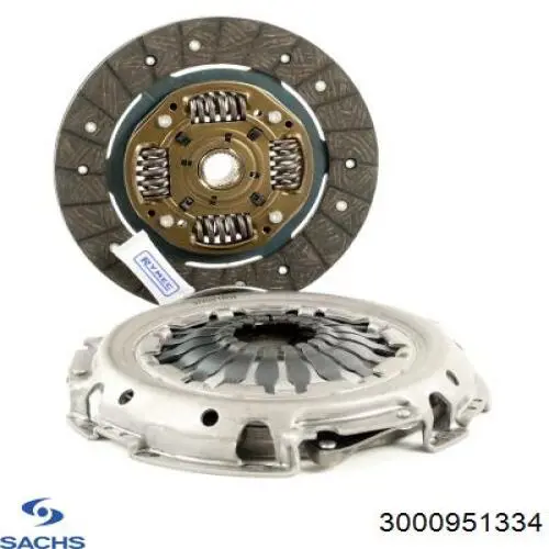 Купити 3000951334 Sachs Комплект зчеплення (диск, корзина, підшипник)