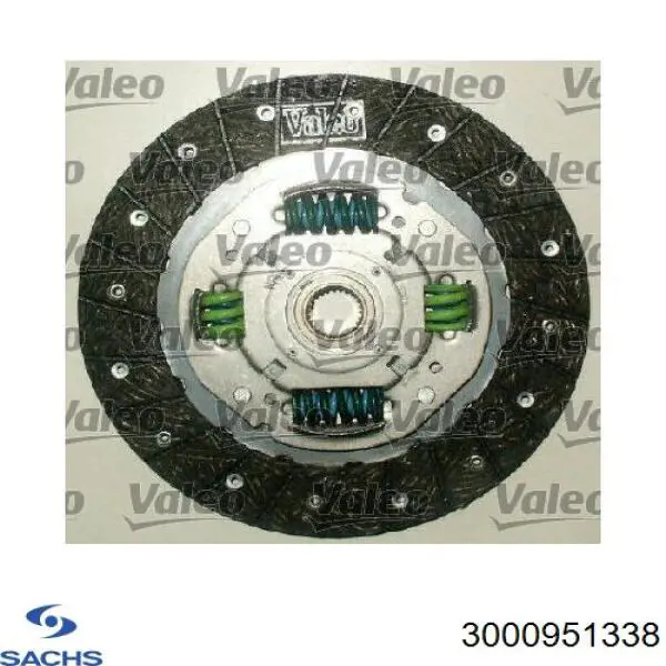 Купити 3000951338 Sachs Комплект зчеплення (диск, корзина, підшипник)