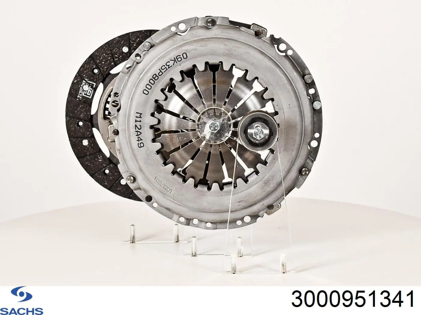 Купити 3000951341 Sachs Комплект зчеплення (диск, корзина, підшипник)